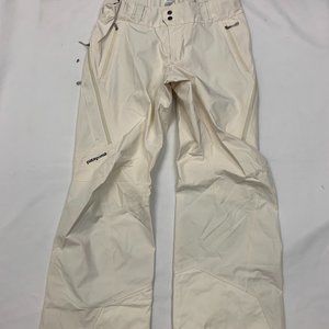 PATAGONIA Ladies White Ski Pants Sz US L